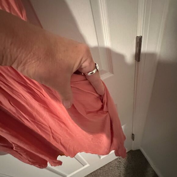NWT Maurices 24/7 Coral Sleeveless Dress with Pockets - Medium - Picture 3 of 5
